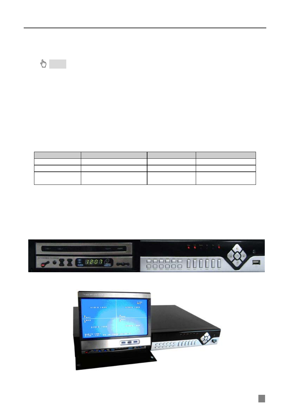 Basic operation guide, How to start dvr, Connect the dvr to ac adaptor and plug in | Turn on the dvr, Wait for the dvr to initialize, Basic operation of tft lcd monitor screen, Tft lcd monitor screen open, Chapter 3, 1 how to start dvr, Chapter 3 basic operation guide | Q-See QSDF8204 User Manual | Page 11 / 61