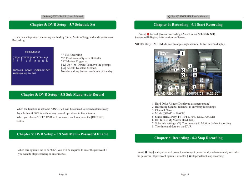 Т³гж 12, Rr r r | Q-See DVR User Manual | Page 12 / 14