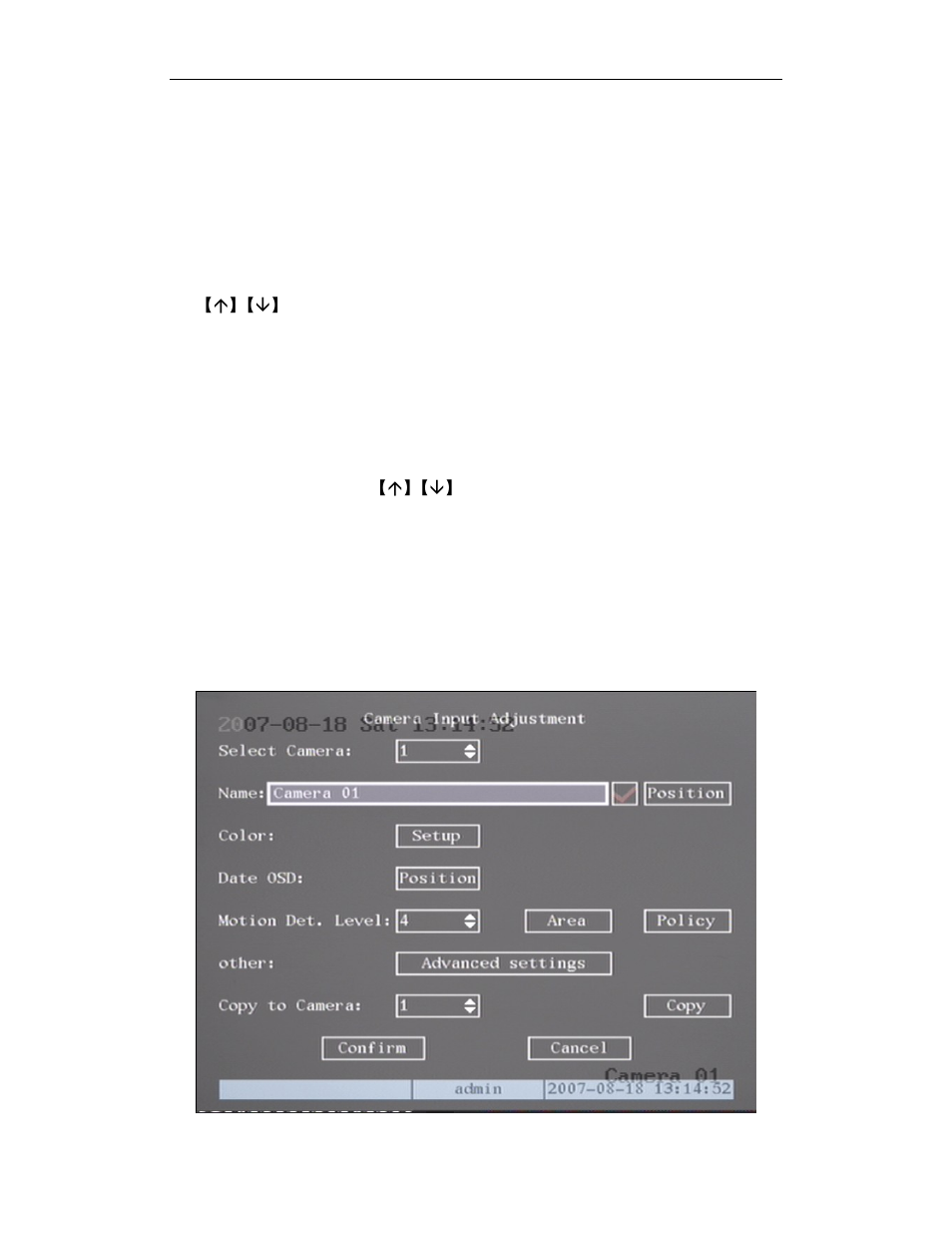 4 video output standard and vga setup, 5 camera name and osd (on screen display) setup | Q-See QSD42908C8 User Manual | Page 40 / 101