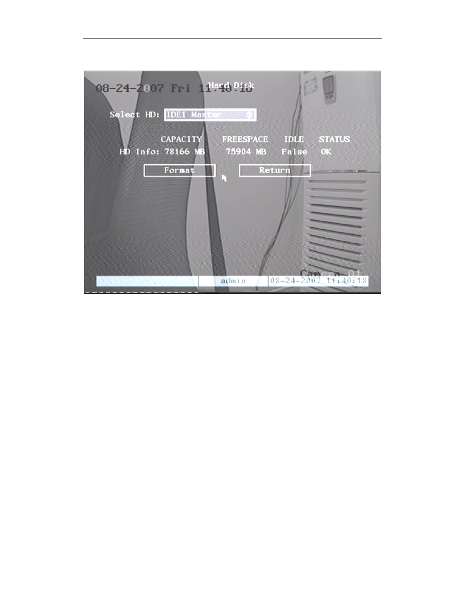 3 hard disk management, 4 stop alarm out, 5 reboot | 6 power off | Q-See QSD42908C8 User Manual | Page 78 / 101