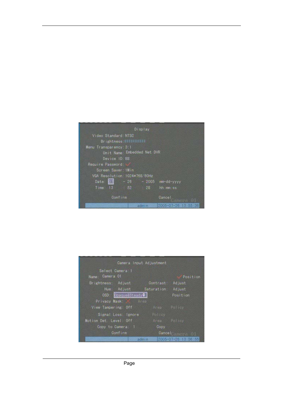 5 osd setup | Q-See QSC26408 User Manual | Page 56 / 121