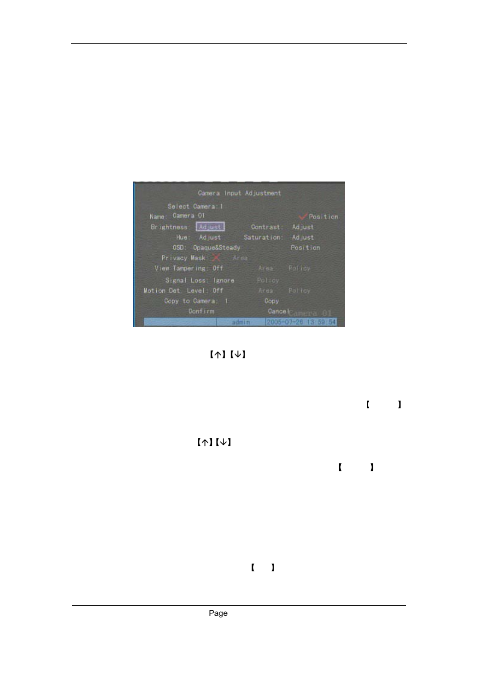 6 video parameters setup | Q-See QSC26408 User Manual | Page 59 / 121