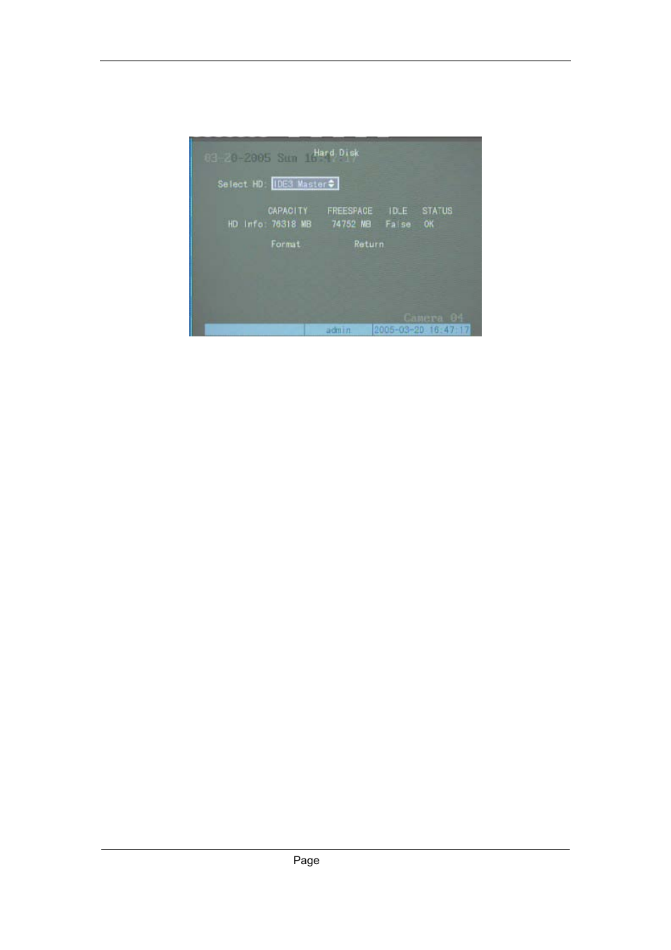 4 hard disk management, 5 clear alarm out, 6 reboot | 7 power off, 8 view log | Q-See QSC26408 User Manual | Page 99 / 121