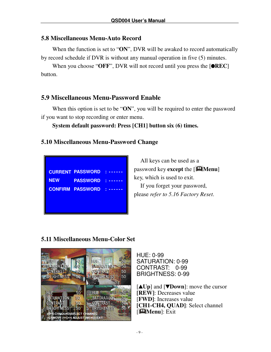 Q-See QSD004 User Manual | Page 12 / 22
