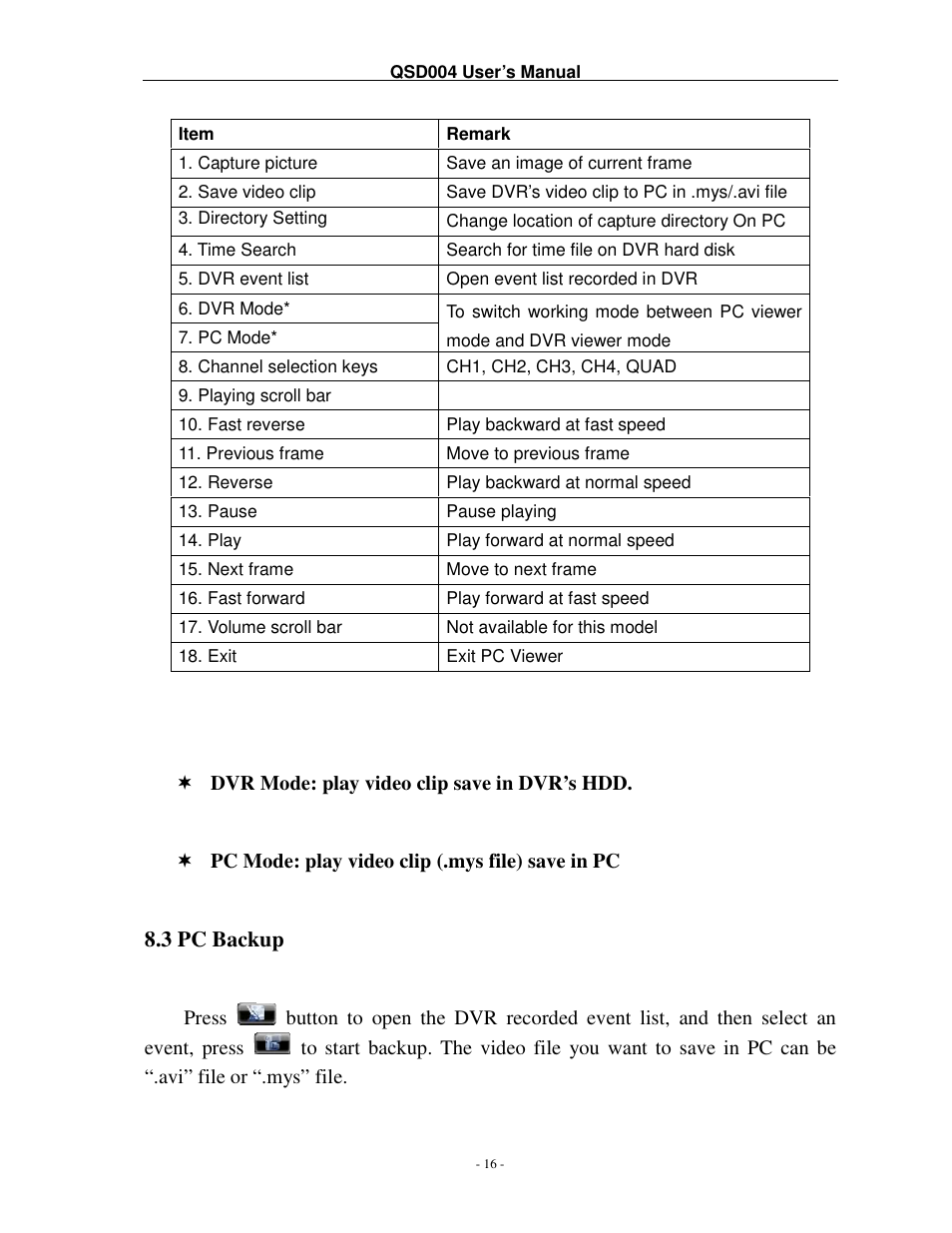 3 pc backup | Q-See QSD004 User Manual | Page 19 / 22