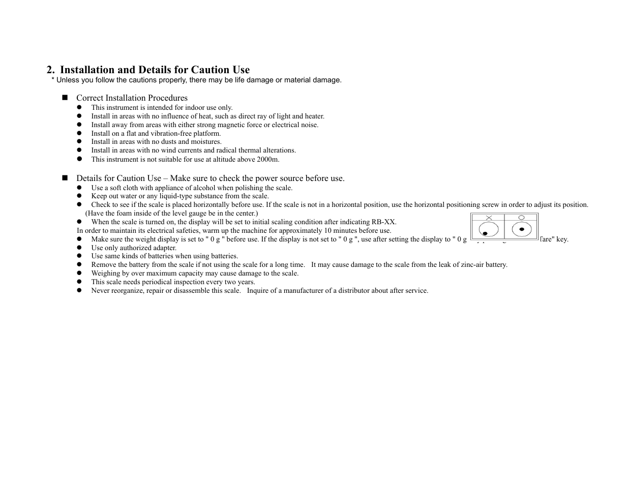 Installation and details for caution use | Escali E15CB User Manual | Page 4 / 12