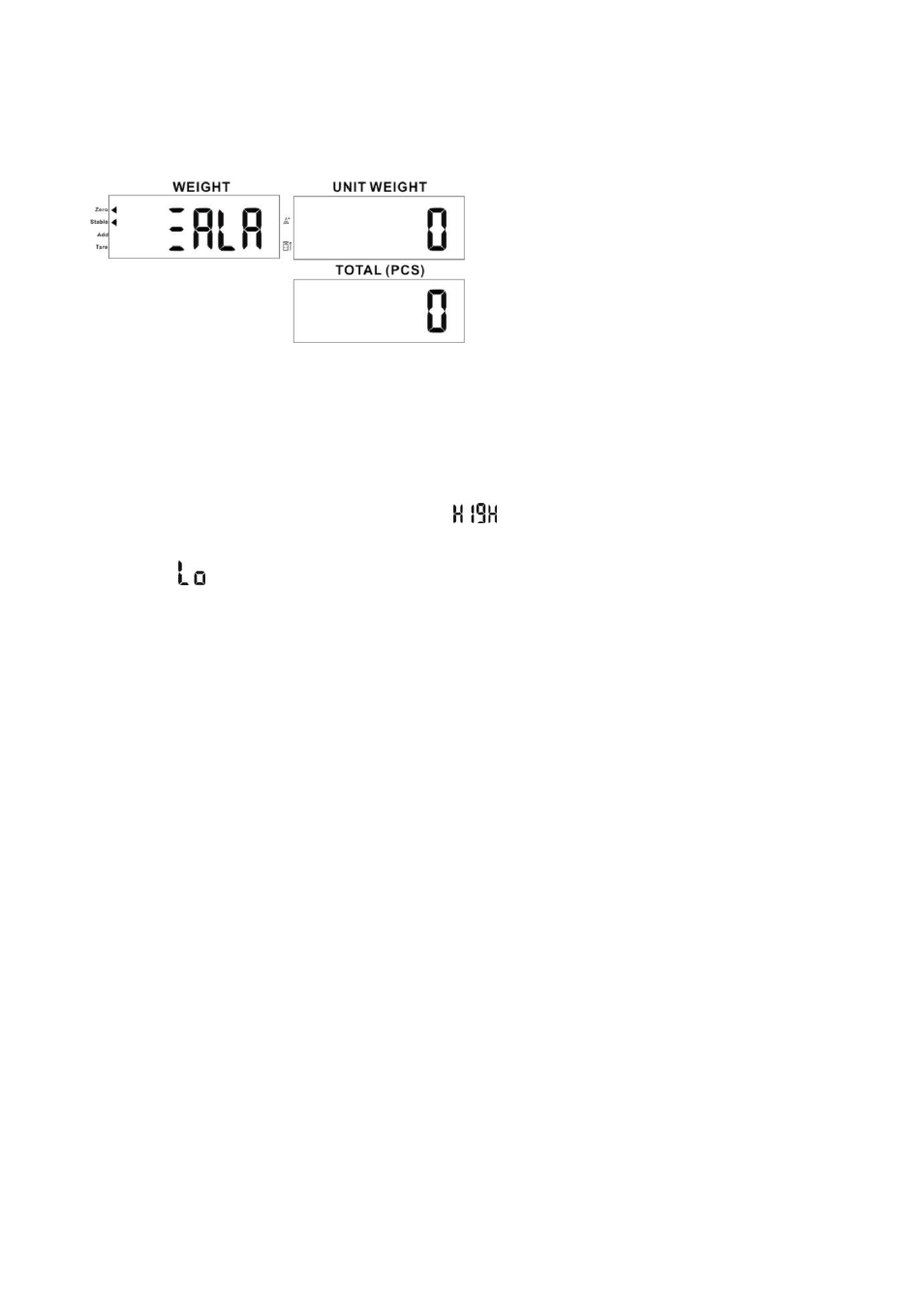 Upper and lower quantity limit setting, Using the tare mode, El back-light | Power off | Escali C3315 User Manual | Page 6 / 7