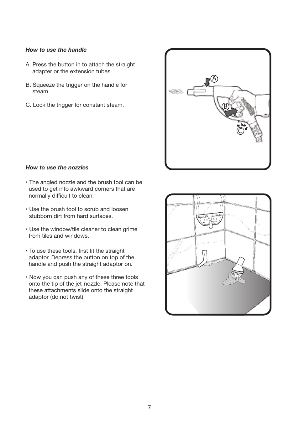 Earlex STEAMSTATION SC300 User Manual | Page 7 / 12