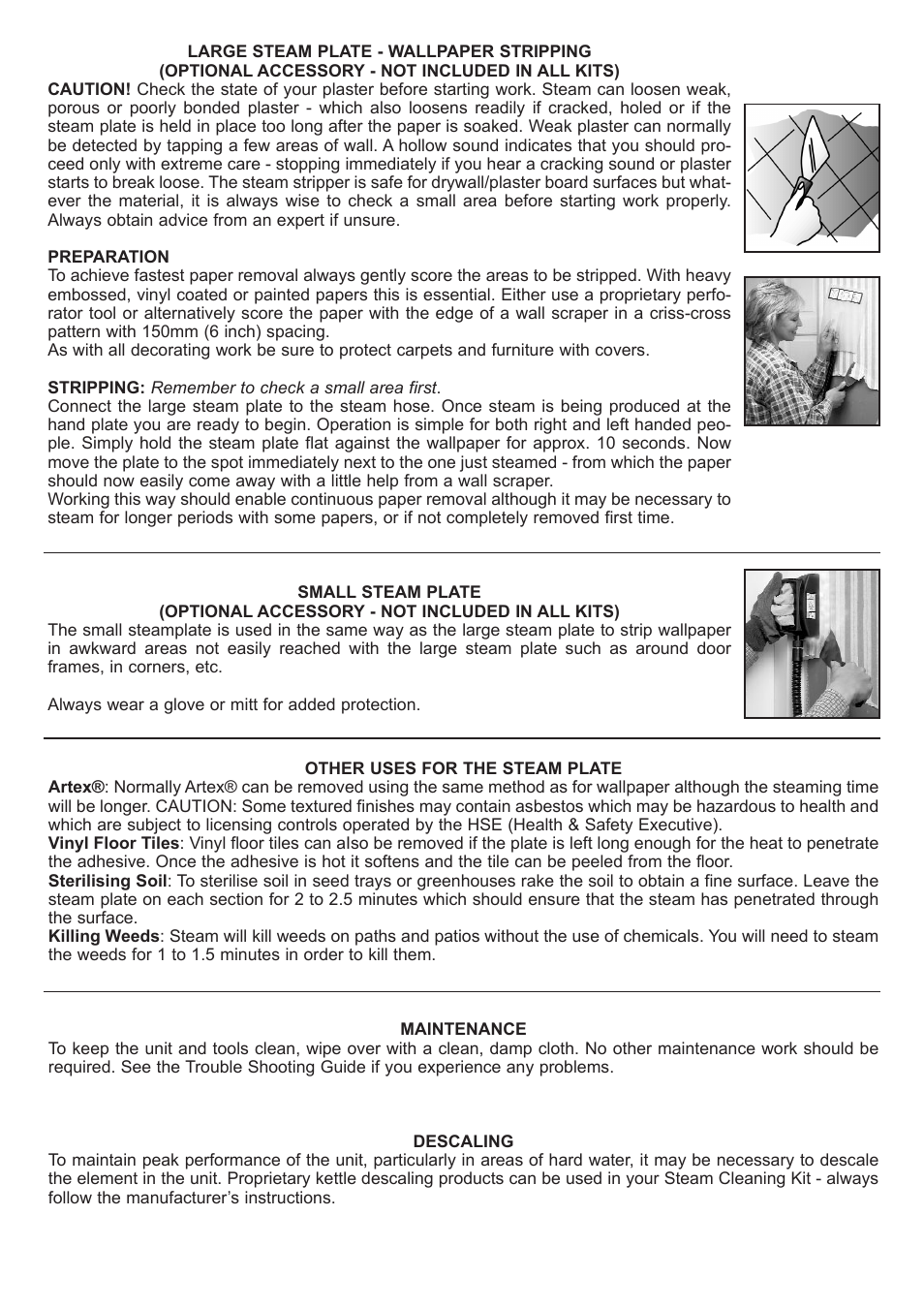 Earlex SC150 User Manual | Page 7 / 8
