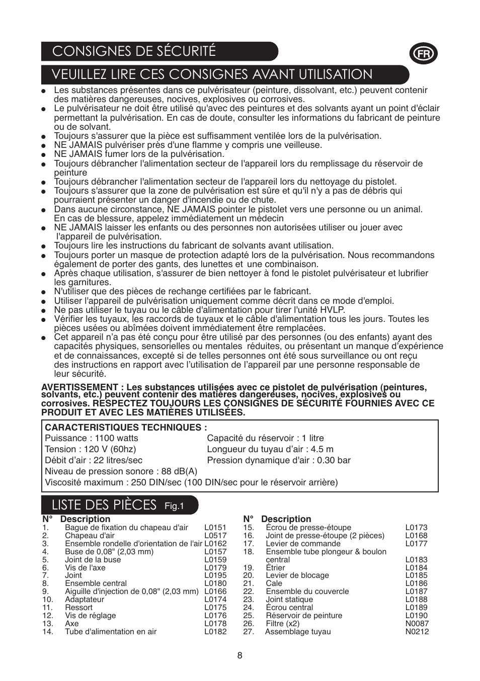 Earlex 6900 User Manual | Page 8 / 20