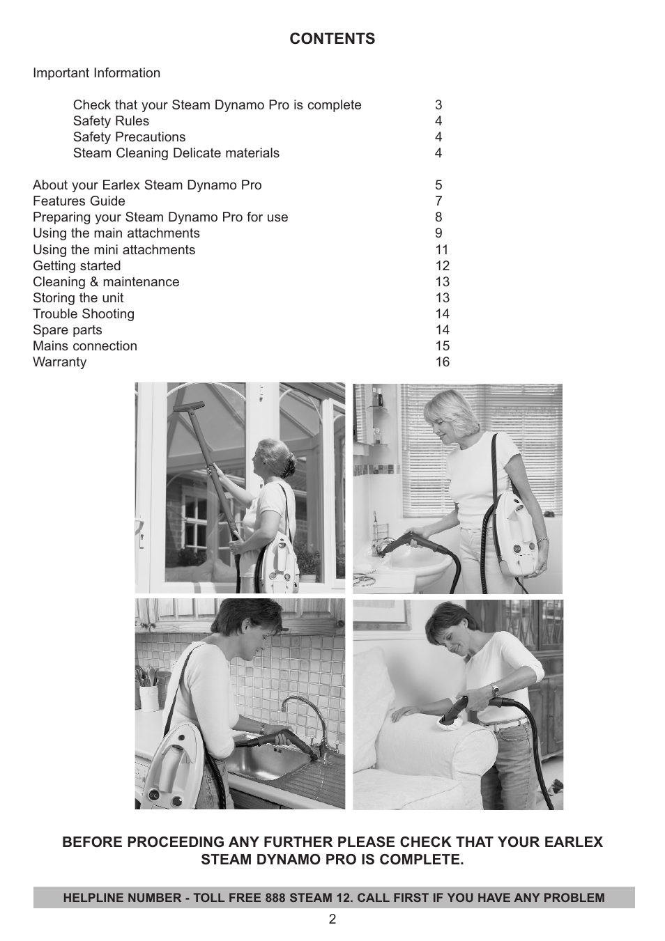 Earlex IS2000 User Manual | Page 2 / 16