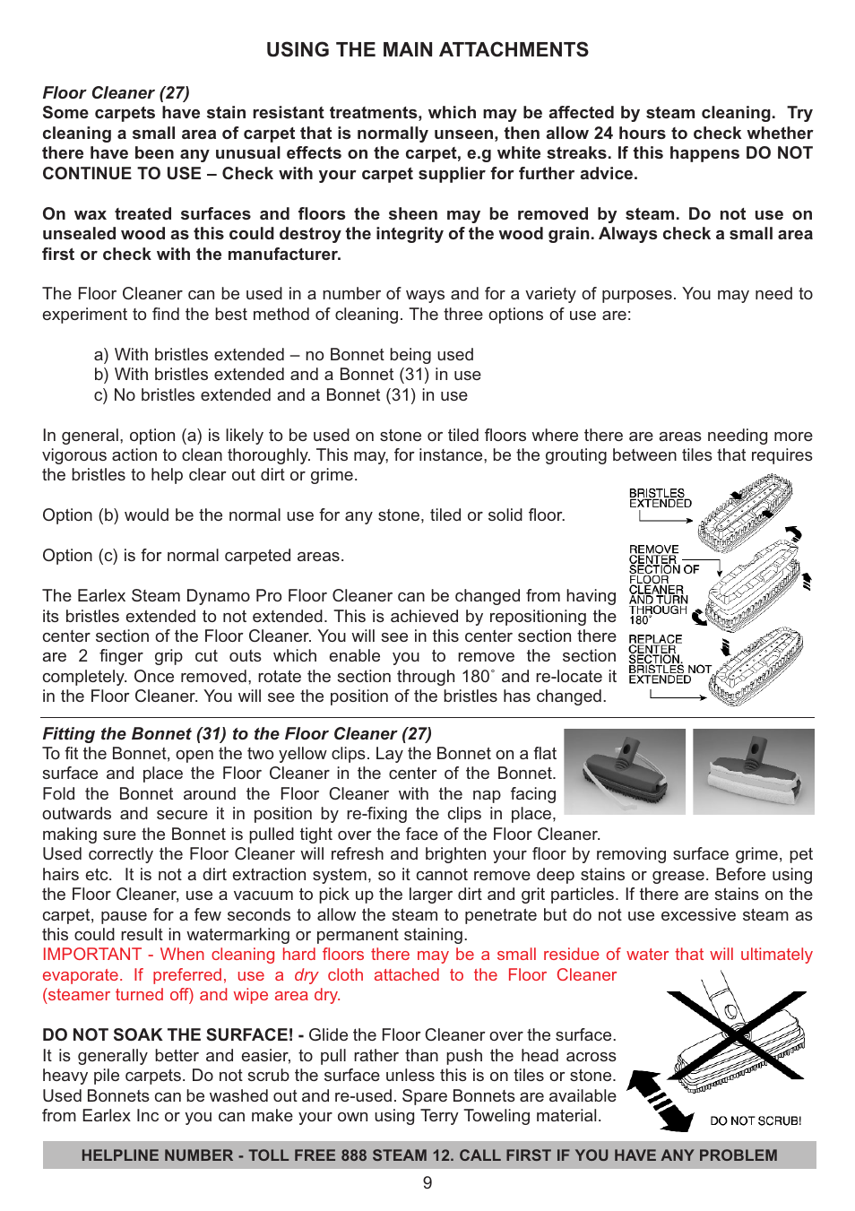 Earlex IS2000 User Manual | Page 9 / 16