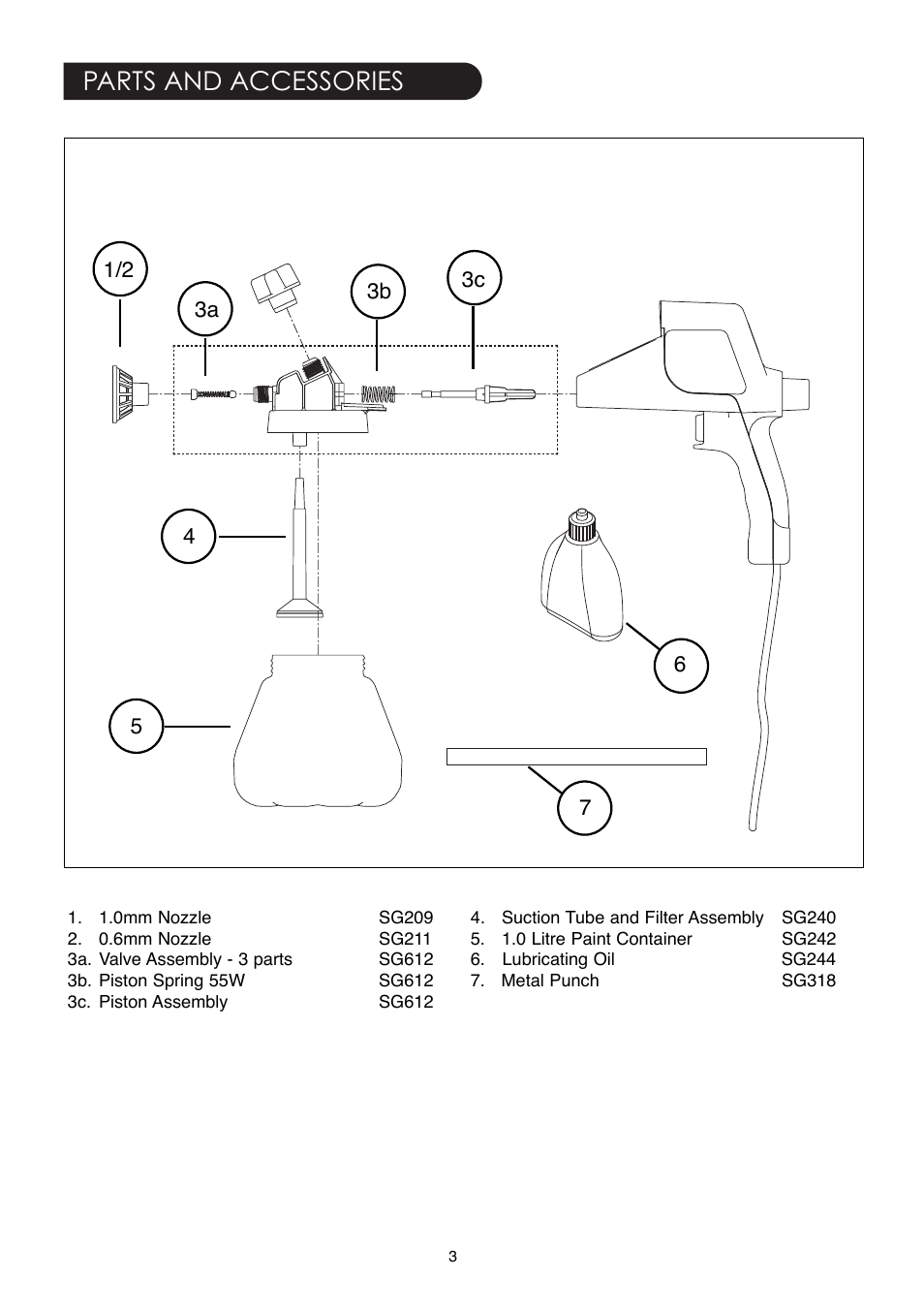 Earlex ASG55 User Manual | Page 3 / 12