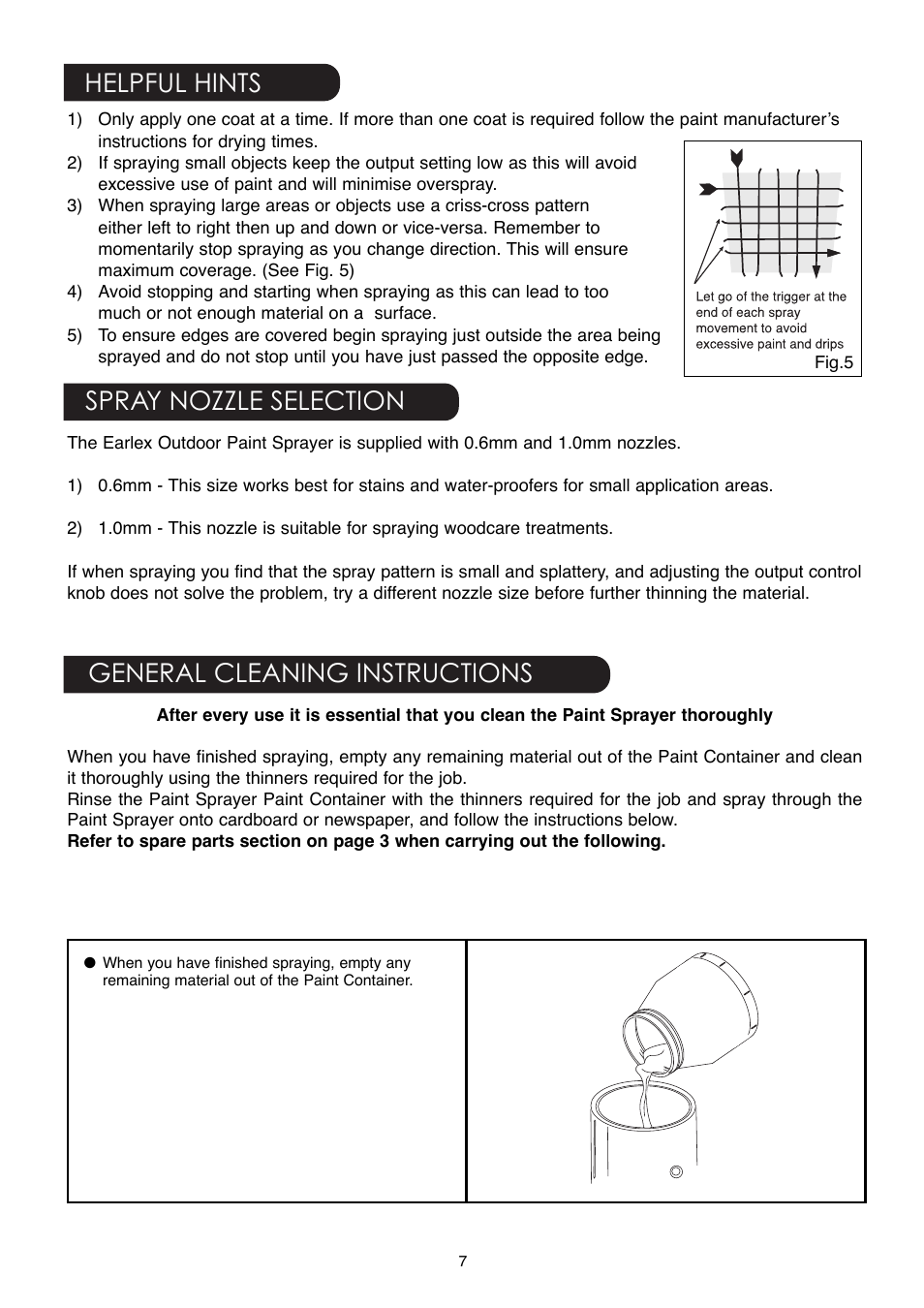 Earlex ASG55 User Manual | Page 7 / 12