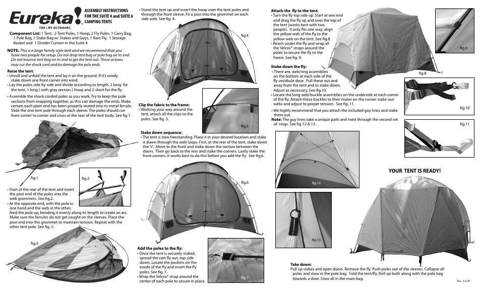 Eureka Suite 4 User Manual | 2 pages