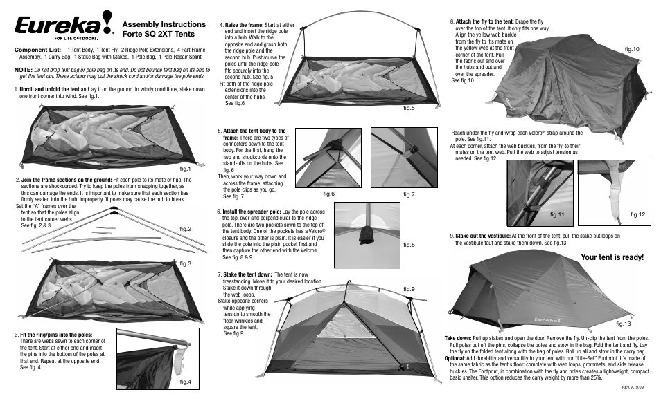 Eureka Forte SQ 2XT User Manual | 2 pages