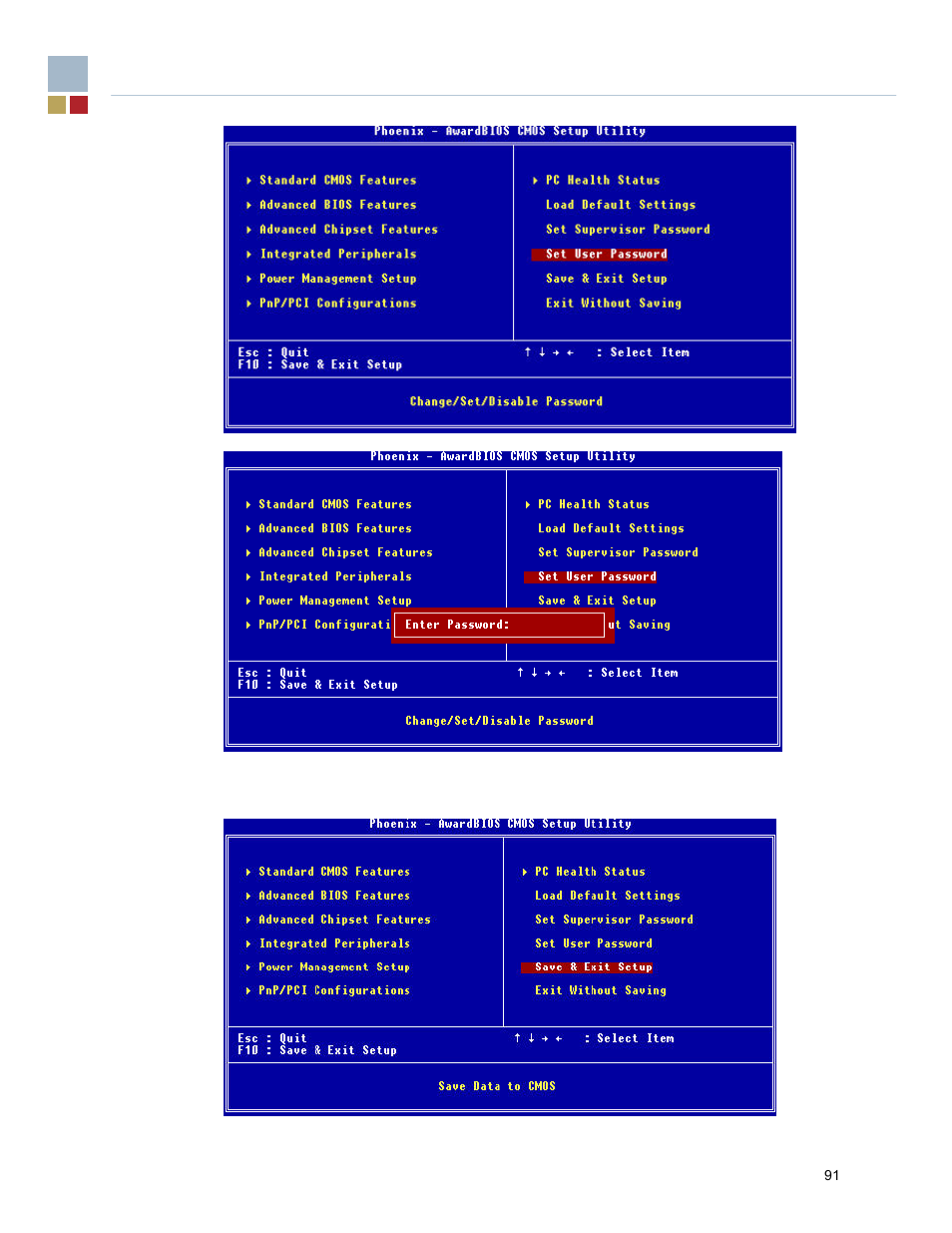 11 save & exit setup | Endura RADISYS KP915GV User Manual | Page 91 / 125