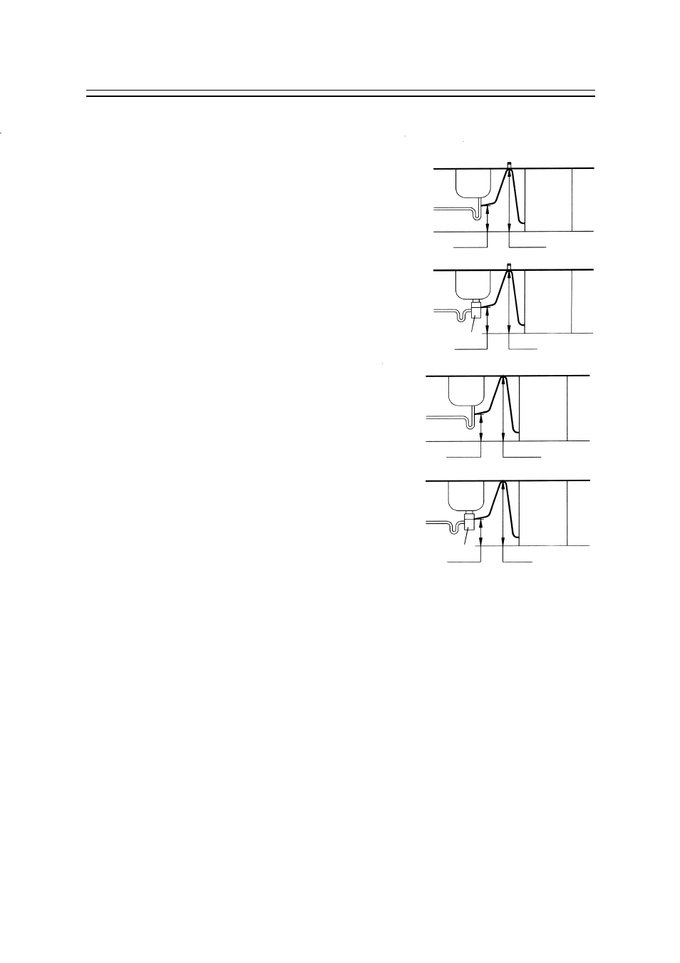 Installation instructions, With an air gap, Without an air gap | Equator WB 65 User Manual | Page 20 / 23