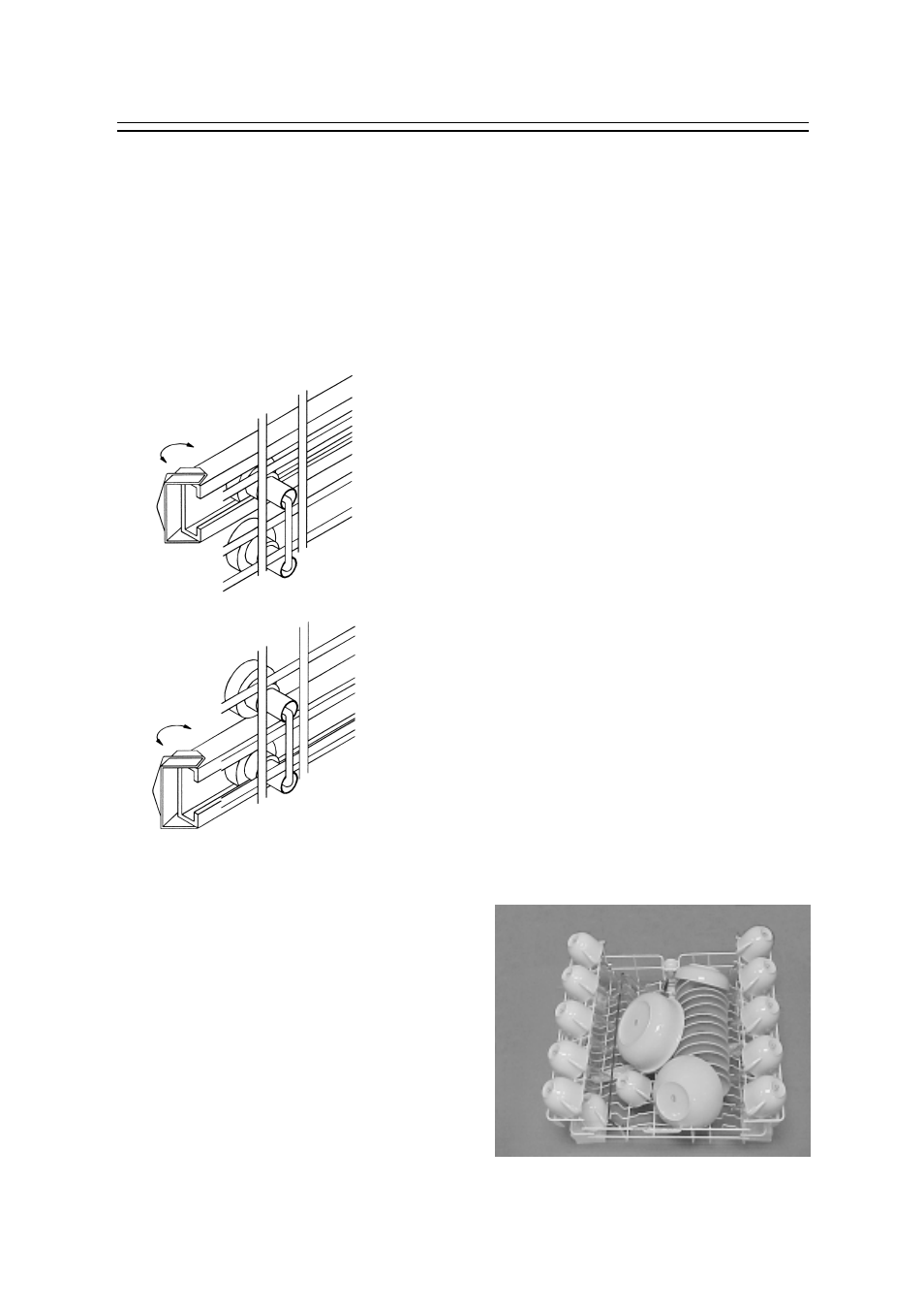 User instructions, Upper rack height adjustment, Loading the dishwasher | Loading diagrams | Equator WB 65 User Manual | Page 9 / 23