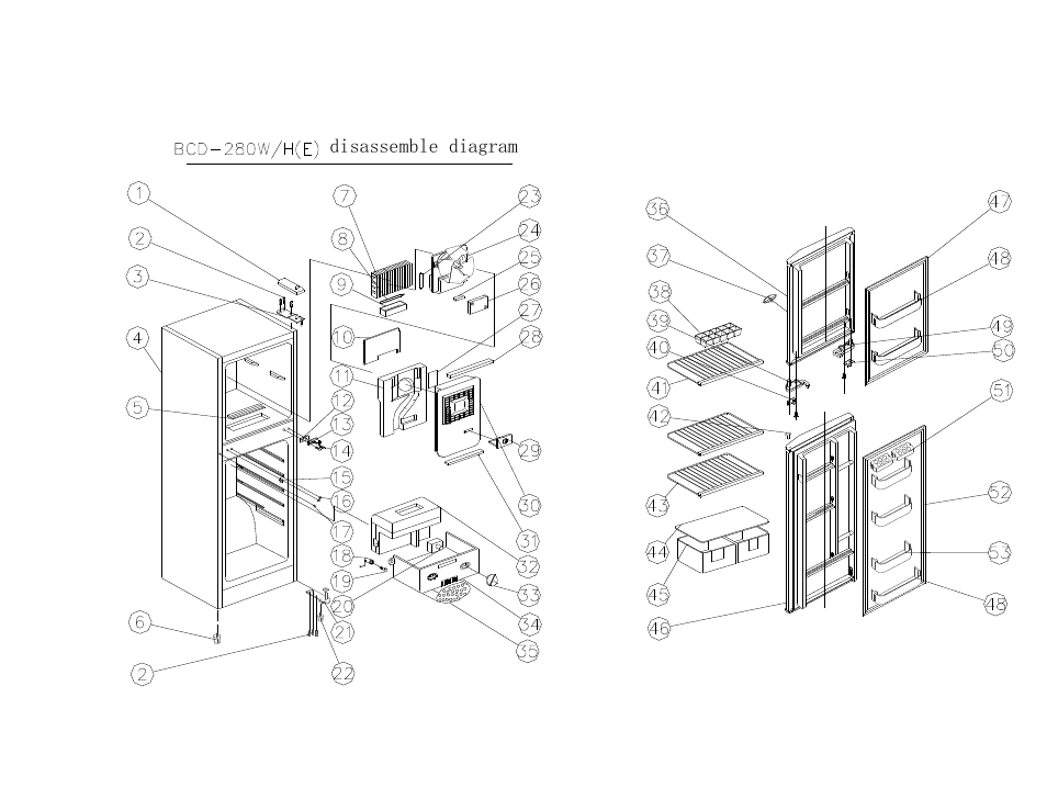 Disassemble diagram | Equator RF 800 User Manual | Page 14 / 24