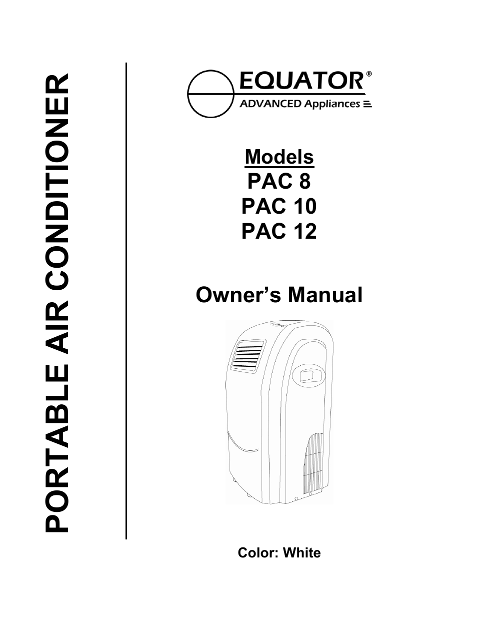 Equator PAC 10 User Manual | 20 pages