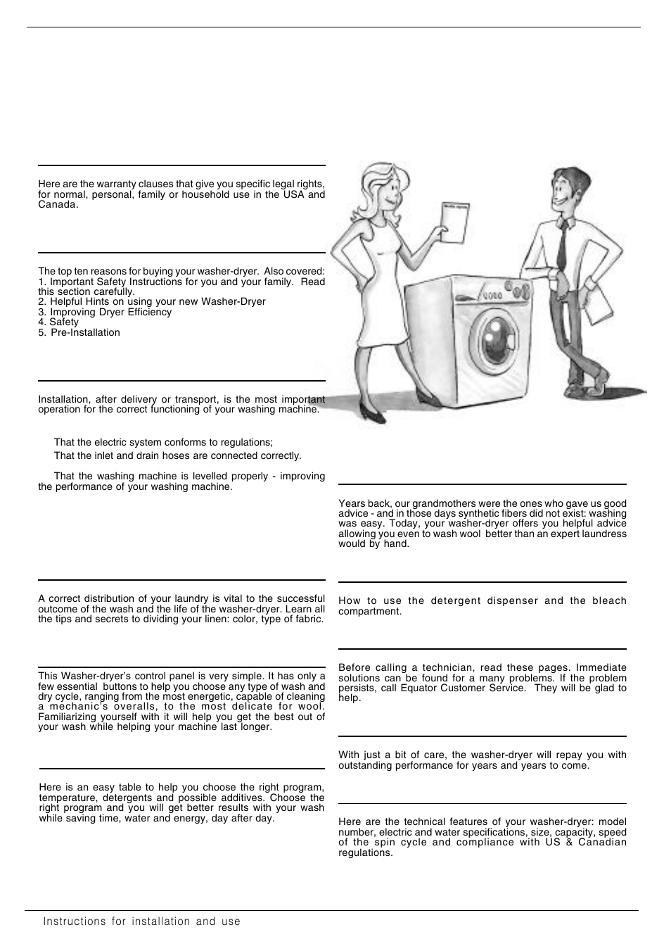 Quick guide | Equator 3612 User Manual | Page 2 / 22