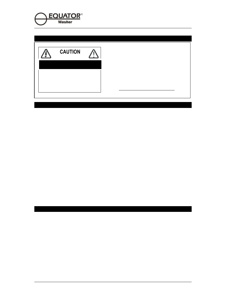 Caution, Safety, Introduction | Pre-installation | Equator EW510 User Manual | Page 8 / 22