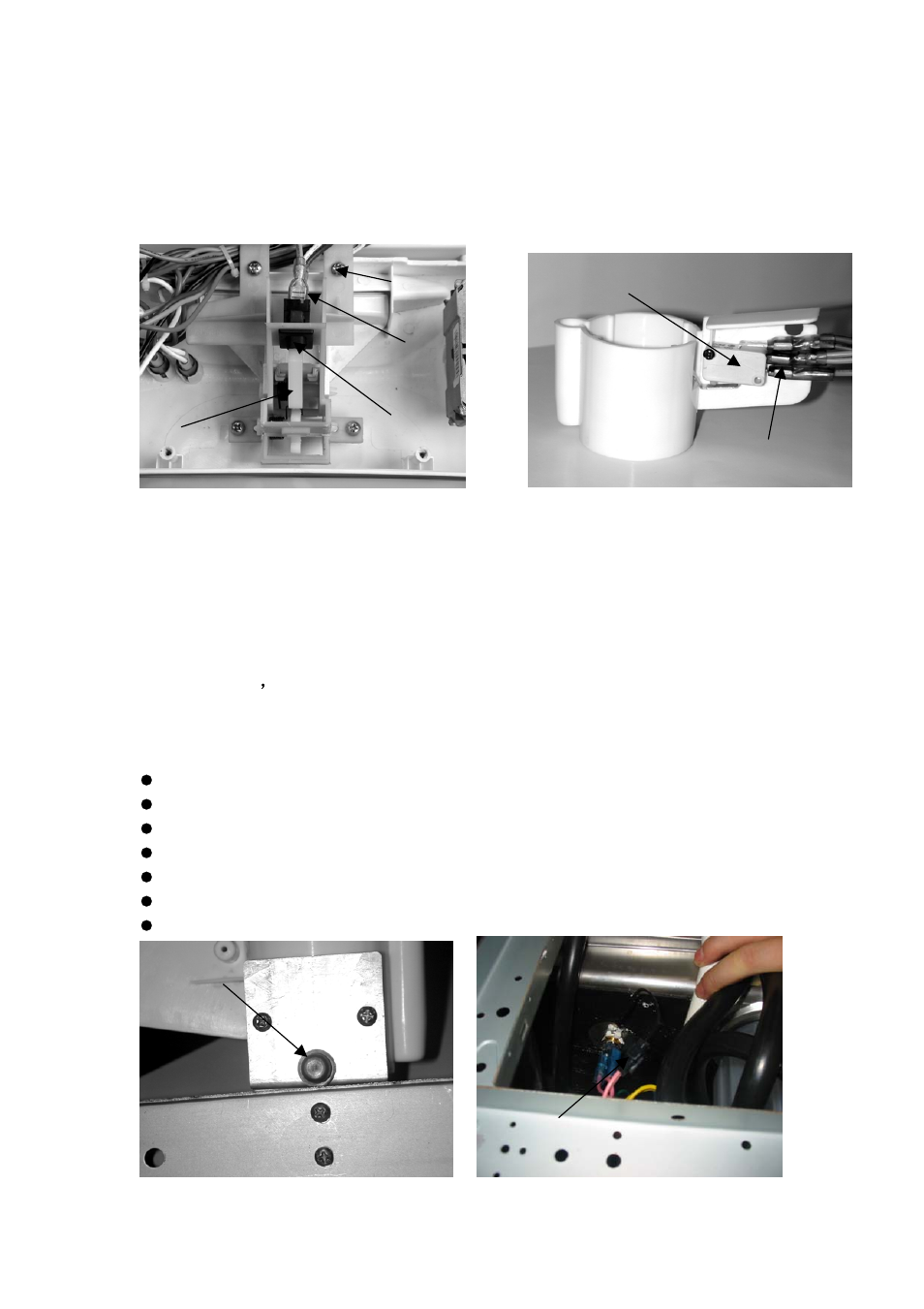 Float switch assembly, Loose connection at the switch terminal, Switch not installed properly | Float support restricts free float movement, Check if the float support is cracked, If the rubber cap lost(see figure7) | Equator WB 818 User Manual | Page 8 / 13