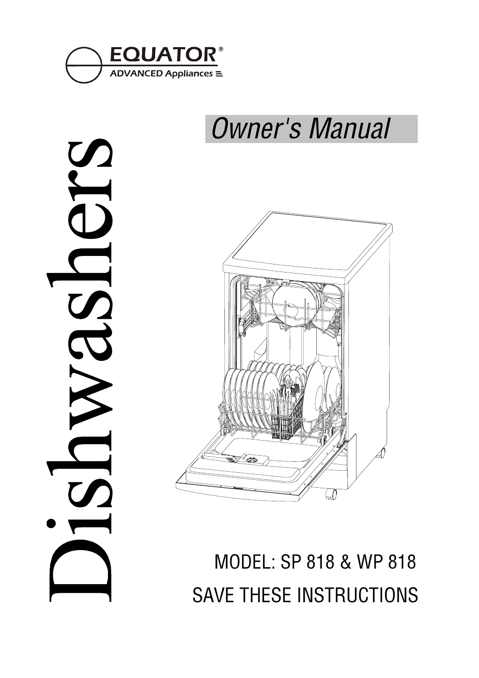 Equator WP 818 User Manual | 17 pages