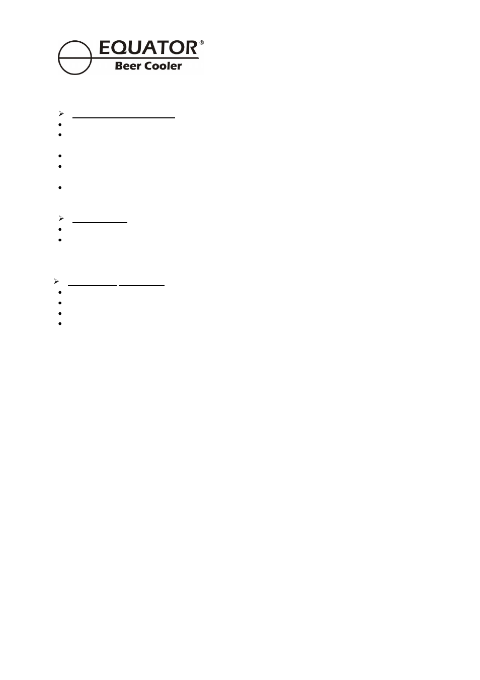 Care and maintenance | Equator BCR 500 User Manual | Page 16 / 18