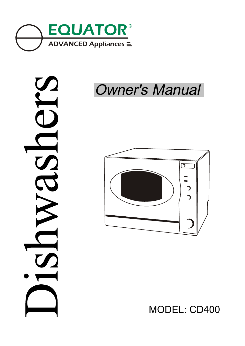 Equator CD400 User Manual | 12 pages