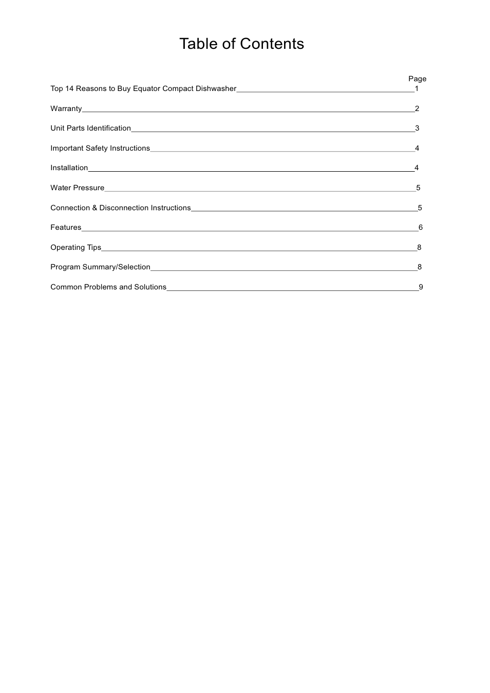 Equator CD400 User Manual | Page 2 / 12