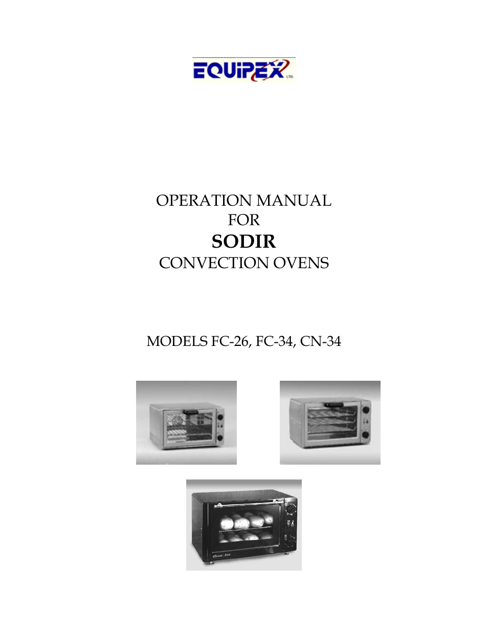 Equipex CN-34 User Manual | 4 pages