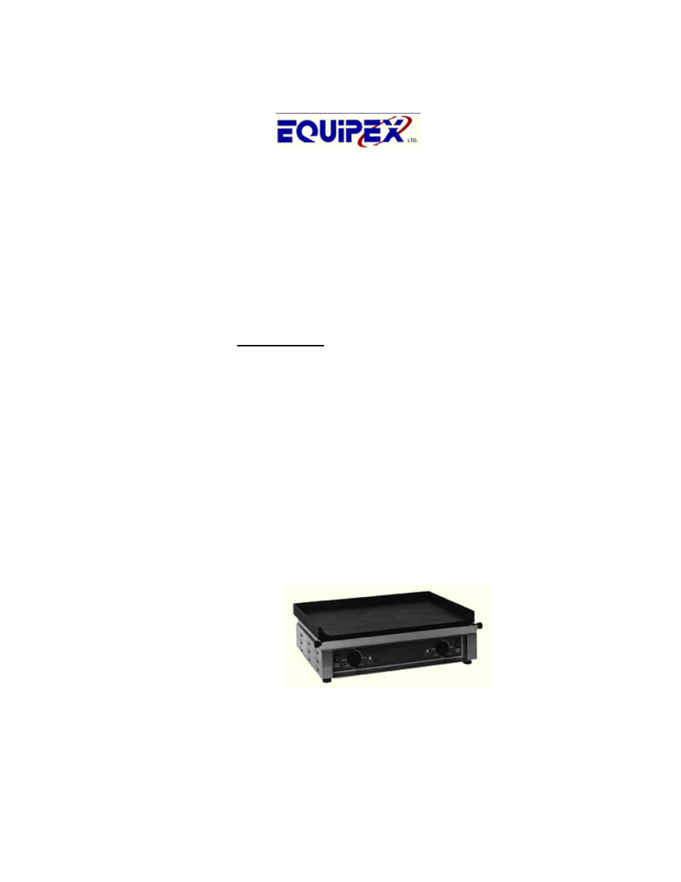 Equipex PSE-600 User Manual | 4 pages