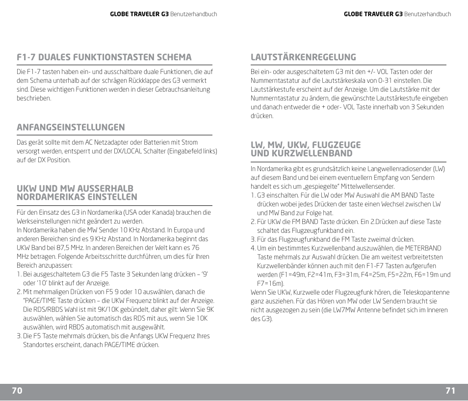 Eton G3 User Manual | Page 36 / 57