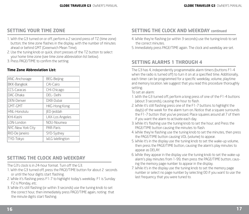 Eton G3 User Manual | Page 9 / 57