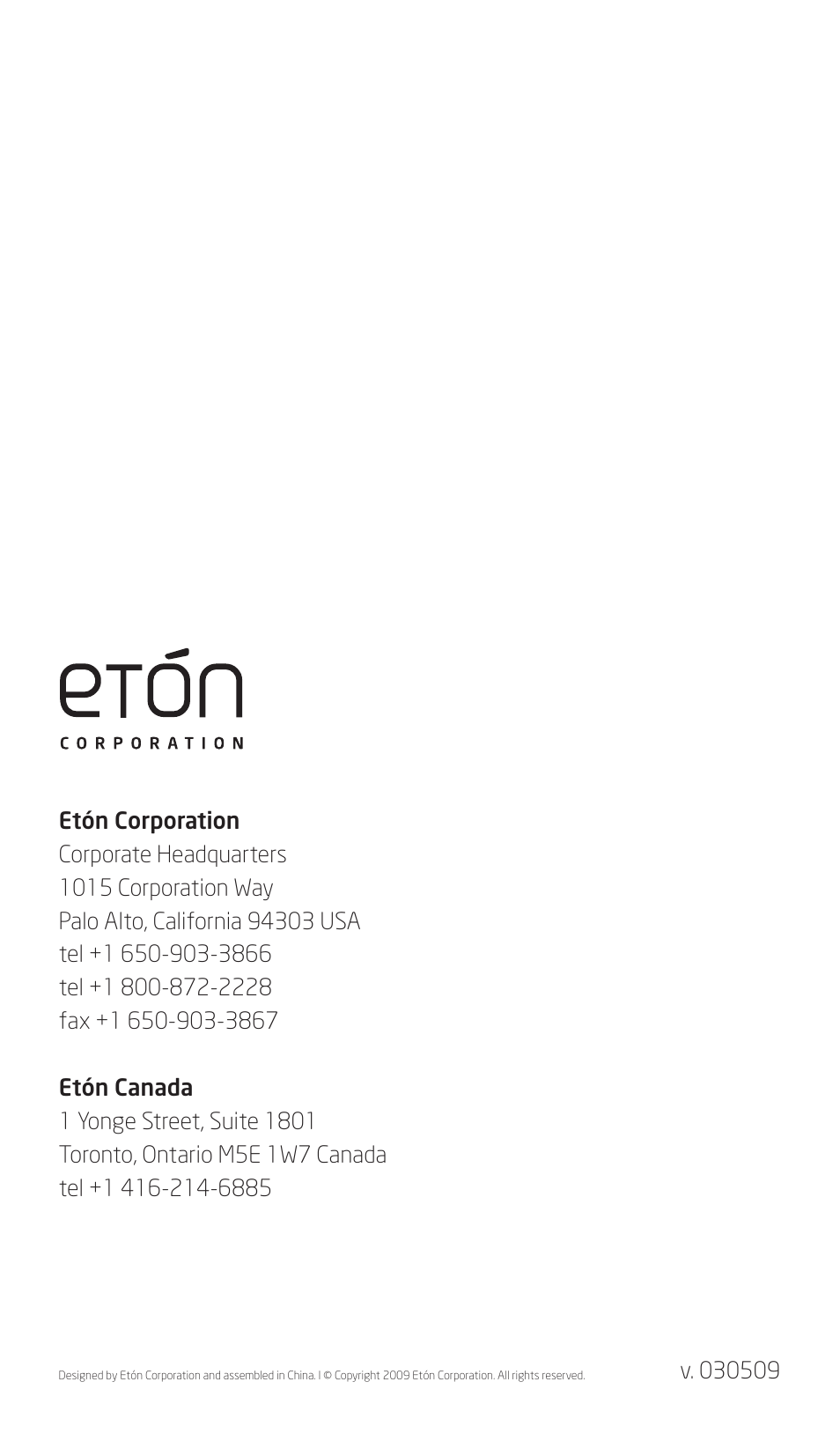 Eton FR600 User Manual | Page 32 / 32