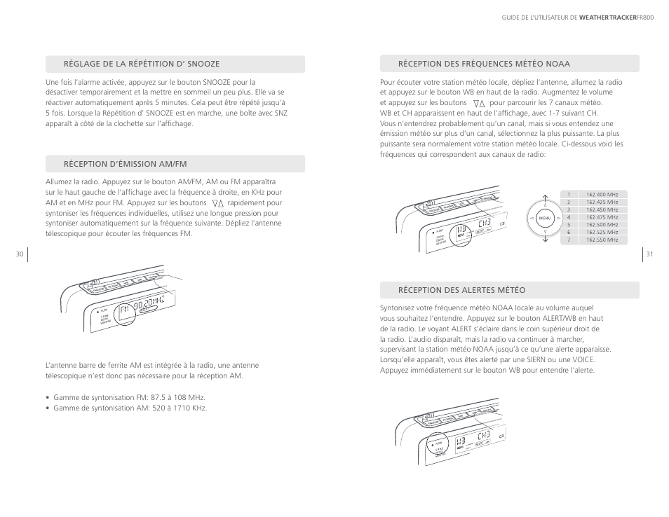 Eton WEATHERTRACKER ARCFR800R User Manual | Page 16 / 32