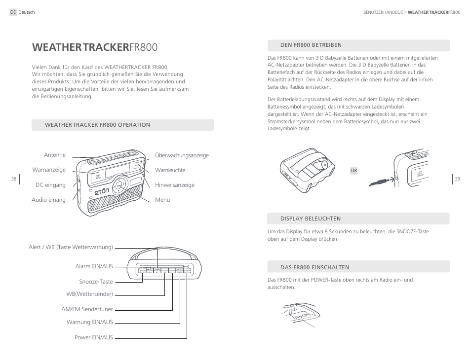 Weathertracker fr800, Siren singl e coun ty, Sire n single coun ty | Eton WEATHERTRACKER ARCFR800R User Manual | Page 20 / 32