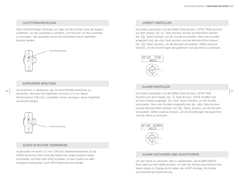 Eton WEATHERTRACKER ARCFR800R User Manual | Page 21 / 32