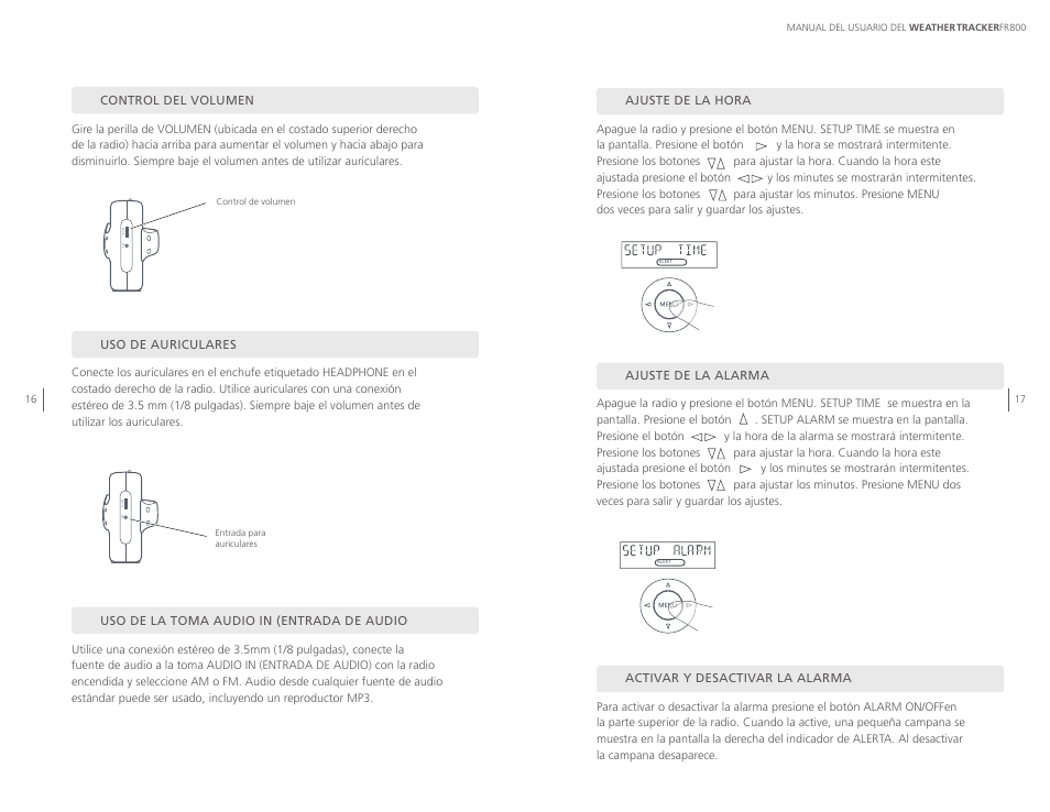 Eton WEATHERTRACKER ARCFR800R User Manual | Page 9 / 32