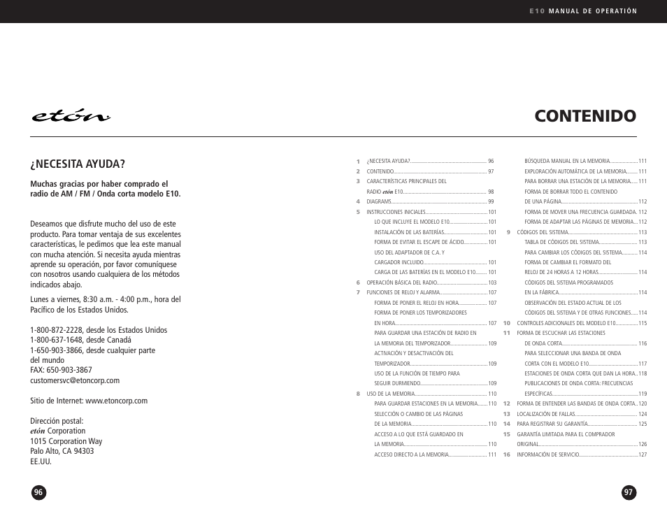 Eton Elite E10 User Manual | Page 49 / 80