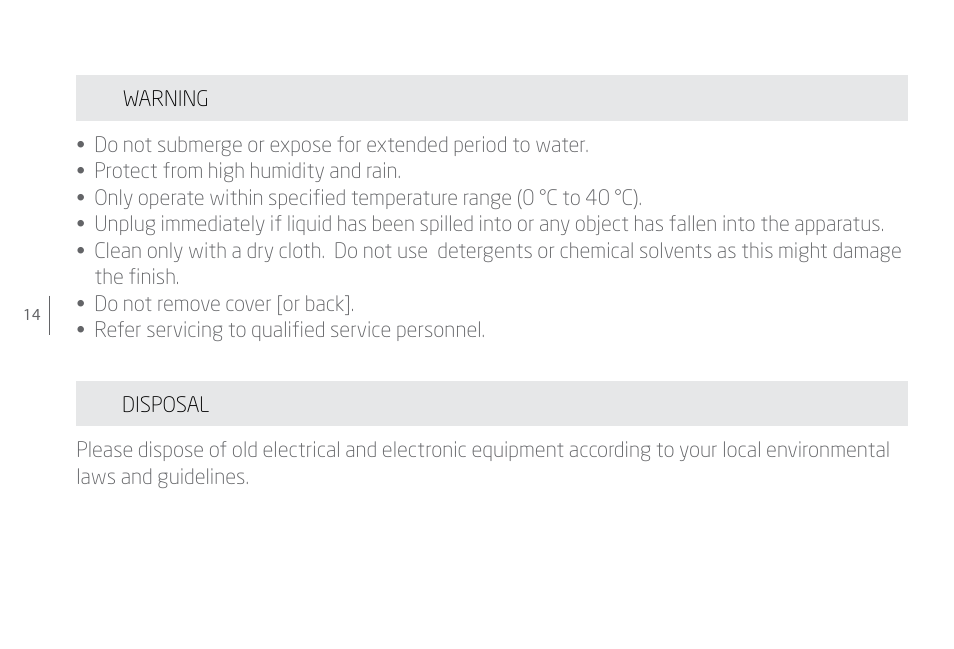 Eton Speaker System User Manual | Page 14 / 72