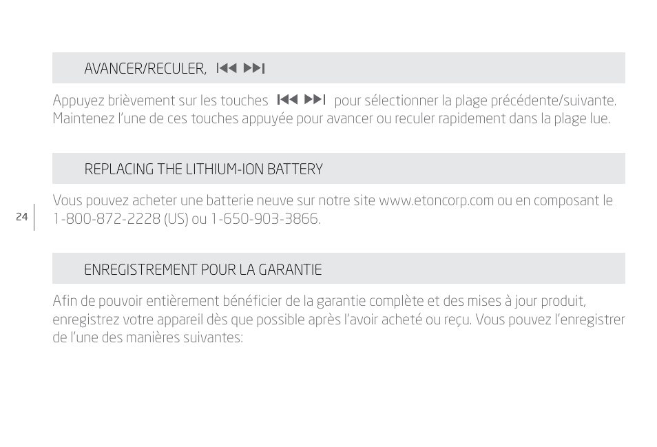 Eton Speaker System User Manual | Page 24 / 72