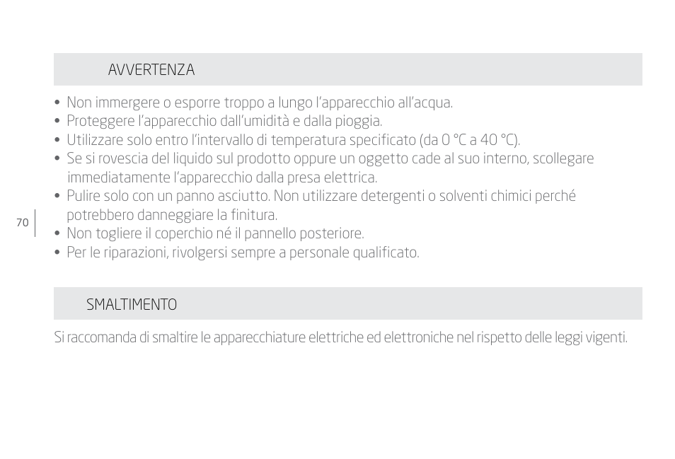 Eton Speaker System User Manual | Page 70 / 72