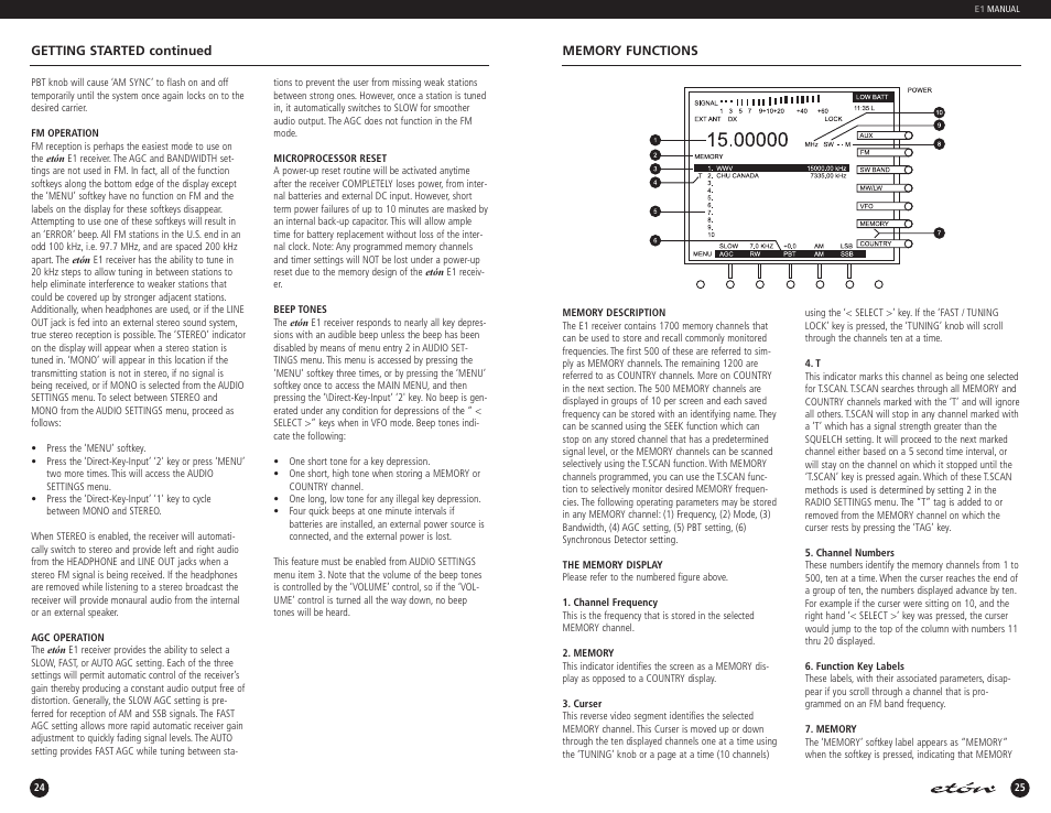 Eton E1 User Manual | Page 14 / 35