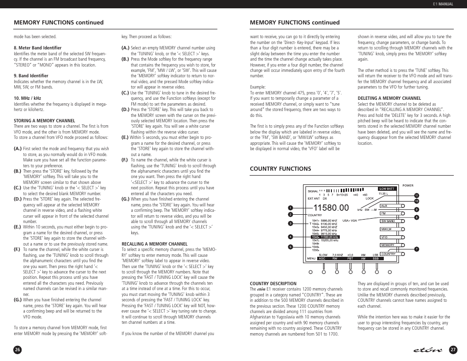 Eton E1 User Manual | Page 15 / 35