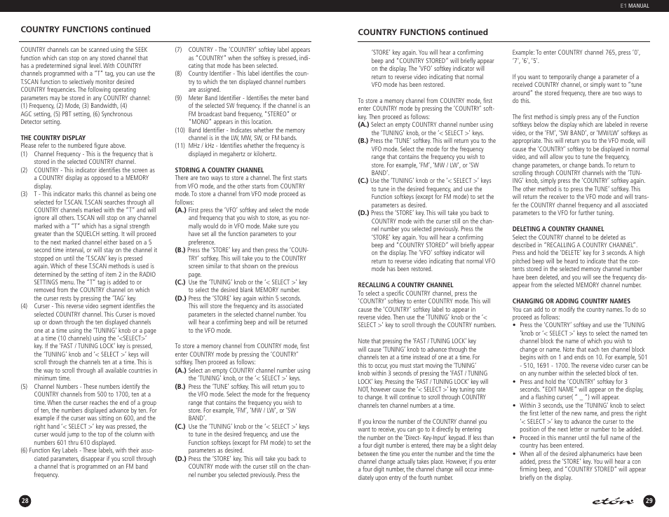 Eton E1 User Manual | Page 16 / 35