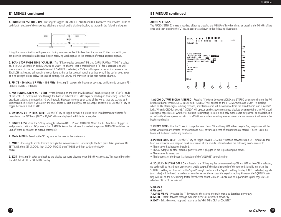 Eton E1 User Manual | Page 18 / 35