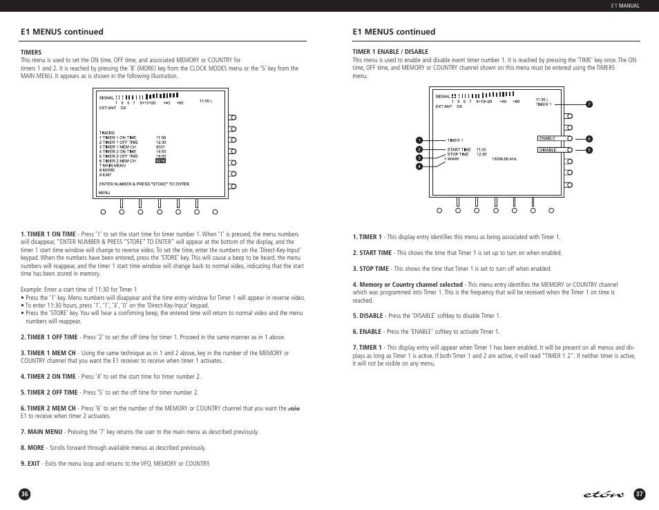 Eton E1 User Manual | Page 20 / 35
